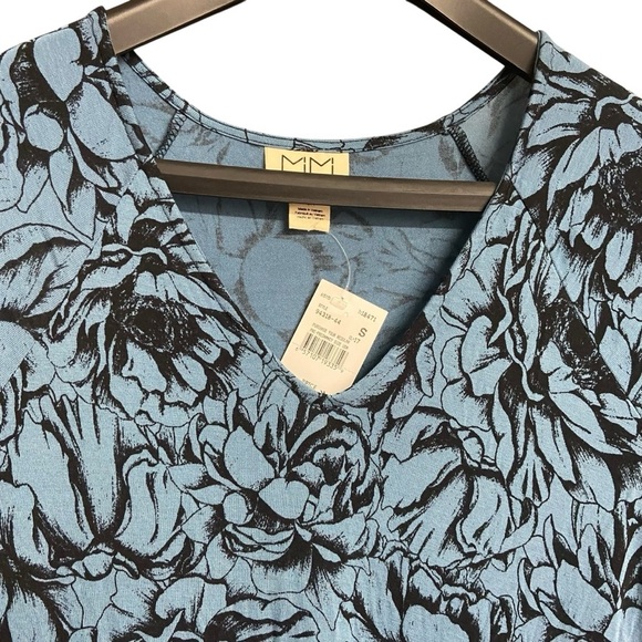 Mimi Maternity Cascade Floral Maternity Dress Size S Ankle Length 3/4 sleeves - Picture 3 of 13